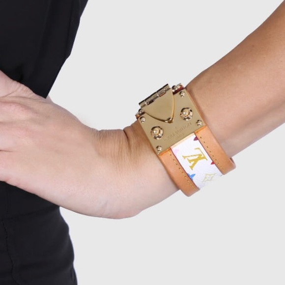 Authentic Louis Vuitton Multicolore Lock Bracelet - Picture 2 of 5